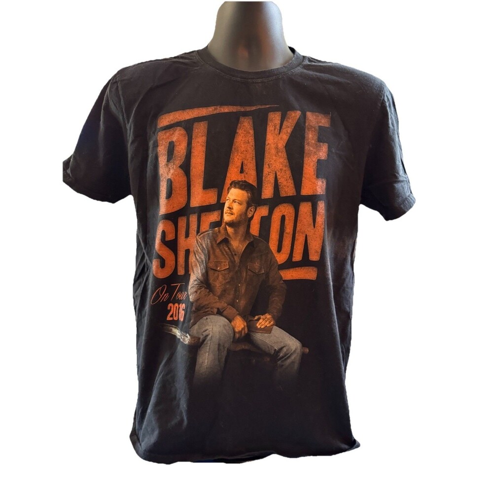 Blake Shelton 2016 Tour Shirt Front And Back Print Sz LG